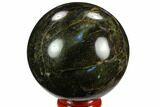 Polished Labradorite Sphere - Madagascar #126845-1